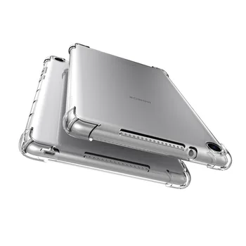 Skaidra Lieta par Huawei MediaPad M3 M5 M6 T3 8.4 10.8 Gadījumā Pārredzamu TPU Silikona Vāciņu Atpakaļ par Huawei MatePadPro 10.8 Capa