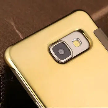 Skatu Spogulis Gadījumā Samsung Galaxy S7 Malas S8 S9 S10 Plus S10 E Piezīme 8 9 Tālruņa Aizsargs Skaidru Ādas, Plastmasas Filp Aizmugurējo Vāciņu