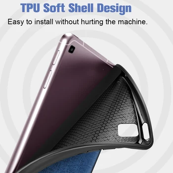 Slim Case for Samsung Galaxy Tab S6 LITE 10.4 Collu Stāvēt Vāks 
