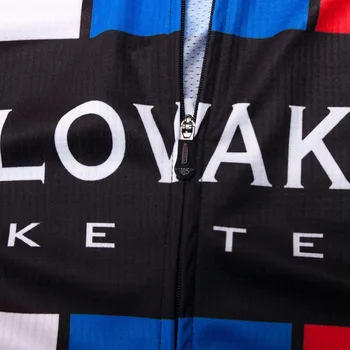 Slovākija 2019 riteņbraukšana jersey Vīriešu Kalnu Velosipēds jersey MTB Velo Krekli ar Īsām piedurknēm Komanda Ceļa Topi Vasaras Kolumbija Krievija Zila