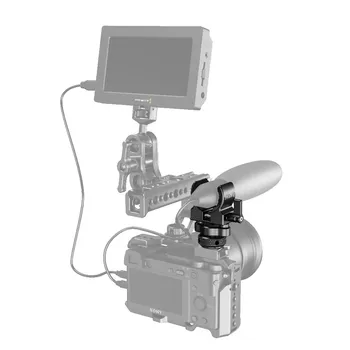 SmallRig DSLR Kamera, Būris Mikrofona Turētājs (Aukstā Kurpes) Ar 19-25mm Diametra Mikrofons Šoks Skava Turētājs - 2352