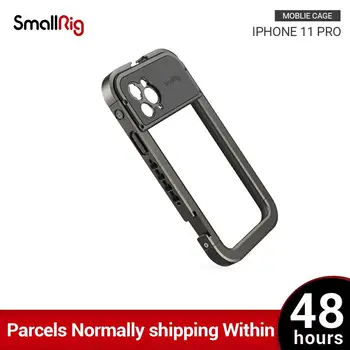 SmallRig Pro Mobilo Telefonu Būris iPhone 11 Pro Ar diviem aukstā apavu stiprinājumi vairākas 1/4 vītni caurumi 2776