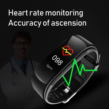 Smart Aproce Skatīties Asins Spiediena Monitoru, Fitnesa Tracker Aproce Smart Watch Sirds Ritma Monitors Smart Joslā Skatīties Vīrieši Sievietes