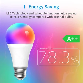 Smart Dzīves WiFi Spuldzes 5W-20W Led Smart Lampas Atbalsta ECHO Google Home IFTTT Remote Balss Vadība RGB RGBW RGBCW Smart