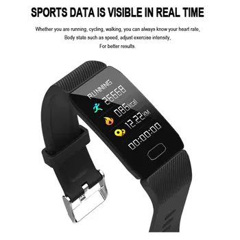 Smart Joslā, Asinsspiediens Q1 Sirds Ritma Monitors Fitnesa Tracker Smart Skatīties Fitnesa Aproce Ūdensizturīgs Laika Displejs Sievietēm