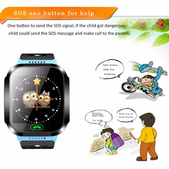 Smart Skatīties Bērniem rokas Pulkstenis Touch Screen GPRS atrašanās vietas Noteicējs Anti-Zaudēja Smartwatch Bērnu Skatīties Ar Remote Camera SIM Zvaniem