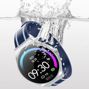 Smart Sporta Skatīties TD26 Aproce Ūdensizturīgs Vīrieši Sievietes Sirds ritma 1.22 collu skārienekrānu Bluetooth Smart skatīties Uz Android vai IOS