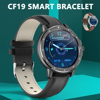 Smart Watch Sieviete CF19 Sirdsdarbības Ātrums, asinsspiediens, Miega Uzrauga Elektronisko Smart Rokassprādzi, Touch Screen Watch Cilvēks GloryFit