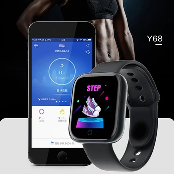 Smart Watch Sirds ritma Monitors Tracker Fitnesa Aproce IOS Android Vīriešu un Sieviešu Modes Multi-funkcionālo SmartWatch