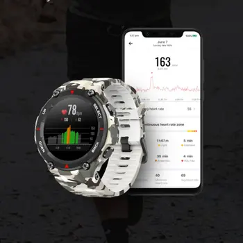 Smartwatch Kontroles Mūzikas 5Atm Smart Skatīties Gps/Glonass 20Days Gaidīšanas Mil-Std Ios Android Amazfit