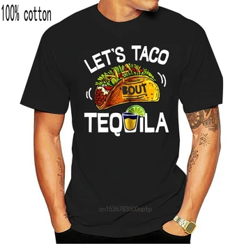 Smieklīgi Tacos Un Tekila Krekls Meksikāņu Sombrero Dāvana T-Krekls Melns-Navy Vīriešu-Sieviešu Fitnesa Tee Krekls