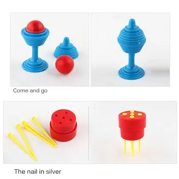 Smieklīgi Tuvu Diapazonā Posmā Junioru Magic Set Burvju Triki Zizli Rotaļlietas Mazulis Vienkārši Mijiedarbību Kartes Pirkstu Iekštelpu Burvju Veicot Aksesuāri