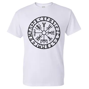 Smieklīgi Vikingu kompass drukāt Sieviešu, Vīriešu T-krekli O-veida Kakla 2020. Gada Vasaras modelis drukāt Augstas Kvalitātes Kokvilnas T krekls.