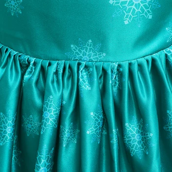 Sniegavīrs Loku Green Print Ziemassvētku Kleita Bērni Kleitu par Meiteni, Vakarā Cosplay Dāvanu Bumbu Kleita Smieklīgi Drēbes Puse Kleita SD053