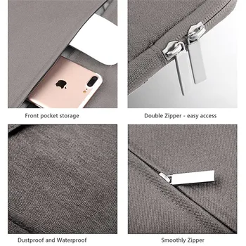 Somas Case For Apple Ipad GAISA 3 10.5 2019 Planšetdatora Soma Piedurknēm Vāks Ipad Pro 10.5 Triecienizturīgs Multi Kabatas Soma Būtiska Maisiņš
