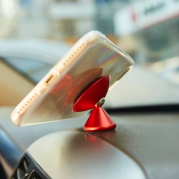 Sovawin Metāla Universālo Auto Mobilā Telefona Turētājs Aizsargātu Signālu 360 Grādu GPS Magnētisko Magnēts Mount Stends, iPhone, Samsung
