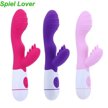 Spiel Mīļākais 30 Ātrumiem G spot masāža dildo, Vibratori sievietes Klitora stimulators Trušu Vibrators seksa rotaļlietas, lai sieviete Vibrador