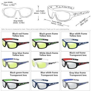 Sporta Photochromic Polarizētās Saulesbrilles, Vīriešu, Āra Braukšanas Zvejas Saules Brilles par Dienu Nakts Redzamības brilles gafas de sol hombre