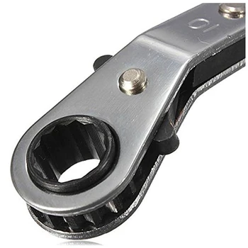 Sprūdrata uzgriežņu atslēgu komplekts 8-21 mm dubultu gredzenu uzgriežņu atslēga metriskā rokas instrumenti 10x12mm