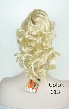 Spēcīgu Skaistumu Sintētiskā vidē Ilgi Paplašināšanu, Matu Gabals Raust Klipu/par Cirtaini Hairpiece 12 collas Zirgaste 43 krāsas