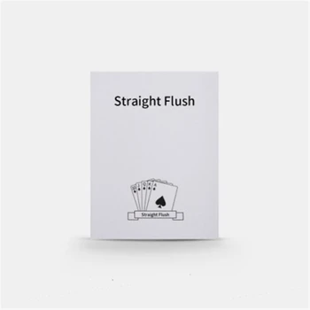 Straight Flush Burvju Triki Kartes Close Up Magic Magic Jautri Mentalism Ilūziju Trikus Aksesuāri Aksesuāri