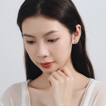 Sudraba Krāsā Stīpas Auskari Kristāla Auskari Sievietēm korejas Modes Jauns zelta Rotaslietas Femme oorbellen
