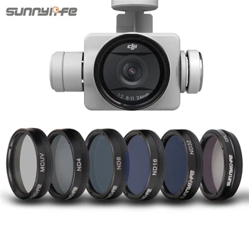 Sunnylife Kameras Objektīva Filtru DJI Phantom 4 PRO + V2.0 Phantome 4 Advanced + MCUV Regulējams CPL ND4 ND8 ND16 ND32 Filtrs