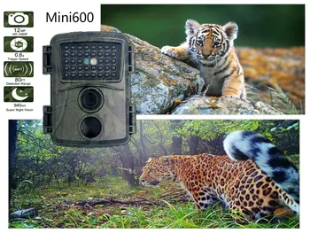 Suntekcam Thermal Imager Medību mini600 1080P HD Centrālās 12 Miljoni Āra Kameras 38 Infrasarkano Gaismu Uzraudzības Mini