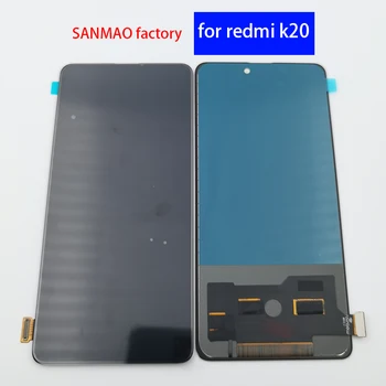 Super Amoled par Xiaomi Redmi K20 LCD Displejs, Touch Screen Digitizer Montāža Xiaomi Mi 9t LCD Xiaomi Redmi K20 Pro LCD