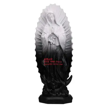 Svētās Jaunavas Marijas, Svētā Statuetes Our lady of Guadalupe Svētā Statuja Reliģisko Apdare Katoļu Dekoru Statuja 12 collas