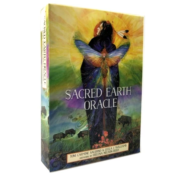 Svētās Zemes Oracle Karte ir Pilna angļu 45-Karti Klāja Tarots Zīlēšana Likteni Spēli R3ME