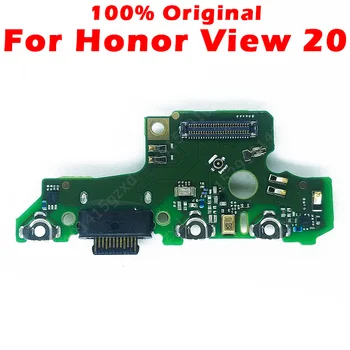 Sākotnējais Uzlādes Kuģa, Huawei Honor Skatu 20 Uzlādēšana caur USB Portu, par Godu V20 PCB Dock Connector Flex Cable Rezerves Daļas