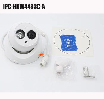 Sākotnējā 4MP POE IP Kameras IPC-HDW4433C-A H. 265 IP67 Iebūvēts Mikrofons aizstāt IPC-HDW4431C-Dome Tīkla Kamera IPC-HDW4631C-logo
