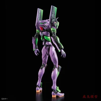 Sākotnējā BANDAI 1:144 Gundam RG 33 EVA UNIT-01 UZSTĀDĪT Evangelion Anime Samontēti Robots Modelis Bērniem Rīcības Attēls Rotaļlietas Halloween Dāvanu