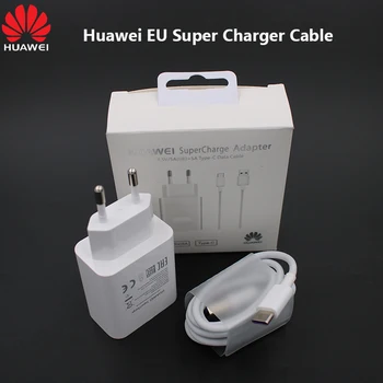 Sākotnējā Huawei 5V/4.5 Super Lādētāja Adapteri 5.A C Tipa USB Kabelis P9 P10 Plus P20 P30 P40 Pro Palīgs 9 10 20 30 Pro Godu 10