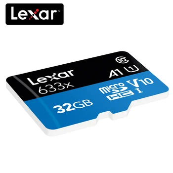 Sākotnējā Lexar 128GB 256 gb Micro SD Atmiņas Karte, ātrgaitas līdz Max 95M/s 64GB Class10 633x cartao de memoria TF Flash atmiņas Kartes