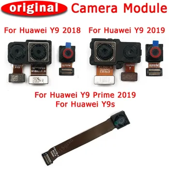 Sākotnējā Priekšā, Aizmugurē Aizmugurējo Kameru Huawei Y9 Ministru 2018 2019 Y9s Galvenais Saskaras Frontālās Kameras Modulis Flex Nomaiņa Rezerves Daļas