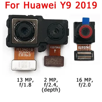 Sākotnējā Priekšā, Aizmugurē Aizmugurējo Kameru Huawei Y9 Ministru 2018 2019 Y9s Galvenais Saskaras Frontālās Kameras Modulis Flex Nomaiņa Rezerves Daļas
