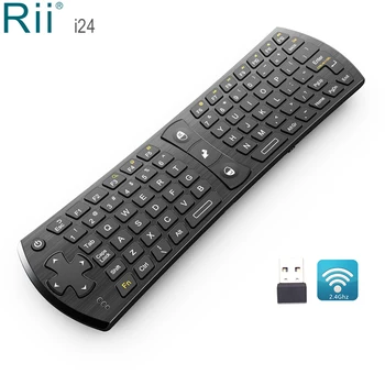 Sākotnējā Rii i24 2.4 GHz Mini Bezvadu Tastatūra ar TouchPad Peles Portatīvie / Android TV Box / Mini-PC / Projektori