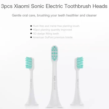 Sākotnējā XIAOMI MIJIA Sonic Elektriskā zobu Suka Galvas Smart Home zobu Suka DuPont suka galvas Mini Mi Clean Sonic Mutvārdu Hygien