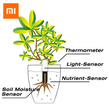 Sākotnējā Xiaomi Flora Monitors Globālo Versiju Xiaomi Augi, Zāle Zieda Aprūpes Augsnes Ūdens Testeri Sensors Augu Detektoru Monitors