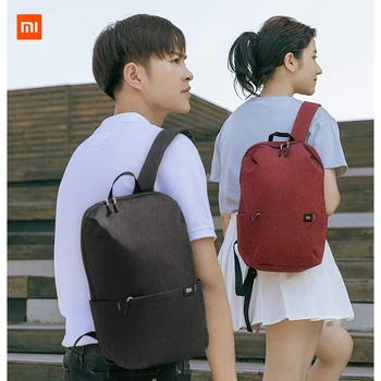 Sākotnējā Xiaomi Krāsu Mazās Atpakaļ Mi pack Lielas Spējas, Anti-Ūdens Soma Mi Daudz Krāsu Mīļotājiem Pāris pakotne Studentu Younth Vīrietis