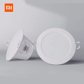Sākotnējā Xiaomi Mijia Smart Downlight Darbam Ar Mi mājās Lietotni Smart Tālvadības Balta un Silta, LED, regulējams inteliģento Gaismas