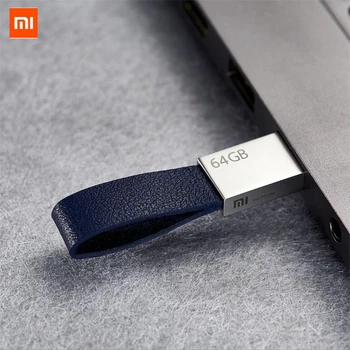 Sākotnējā Xiaomi Mijia U Diska 64GB USB3.0 ātrgaitas Pārraides Kompakts Izmērs Siksniņa Dizains Viegli Pārvadāt Metāla korpuss