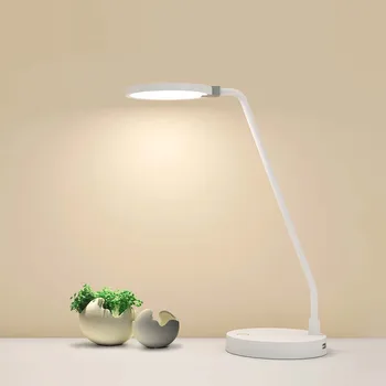 Sākotnējā Youpin COOWOO LED Galda Lampa Smart Galda Lampa Acu Aizsardzība Gaismas Regulēšana 4000mAh Jauda 2USB Mobilo Strāvas Padeve