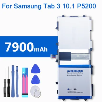 T4500E T4500C Akumulatoru Samsung Galaxy Tab 3 tab3 10.1 GT P5200 P5210 P5220 P5213 GT-P5200 GT-P5210 7900mAh Planšetdatoru Baterijas