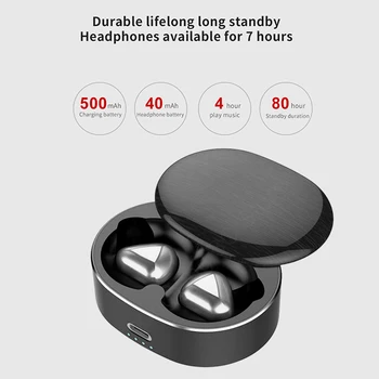 T50 TWS Bezvadu Bluetooth Austiņas 6D Stereo Trokšņa Slāpēšanas Austiņas Ar Uzlādes Gadījumā Bass Mūzikas Earbuds iphone Xiaomi