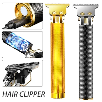 T9 Baldheaded Hair Clipper USB Lādējamu Elektriskie matu trimmeris Bezvadu Trimmeris Skuveklis Vīriešiem, Frizētava., Matu Griešanas Mašīnas