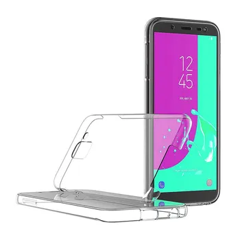 TBOC Case for Samsung Galaxy J6 (2018. gadā) j600F Gadījumā [Clear] Pilns [Silikona TPU] Dubulto Seju [360 Grādu] Mobilo