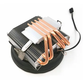 TDP 100W Gaismas 12cm Ventilatoru 4pin 4 Heatpipe CPU Dzesētājs Dzesēšanas Radiatoru 1150 1151 AM4 RGB